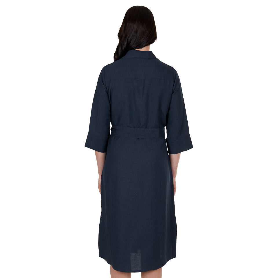 Thomas Cook Womens Shirt Dress | Halena | Navy
