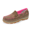 Twisted X Womens Mocs | Cellstretch | Brown / Blue / Pink
