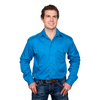 Just Country Mens Evan Shirt | Full Button | Blue Jewel