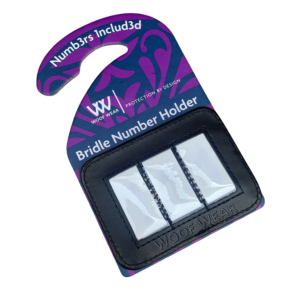 Woof Wear Bridle Number Holder