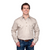 Just Country Mens Cameron Shirt | Half Button | Stone