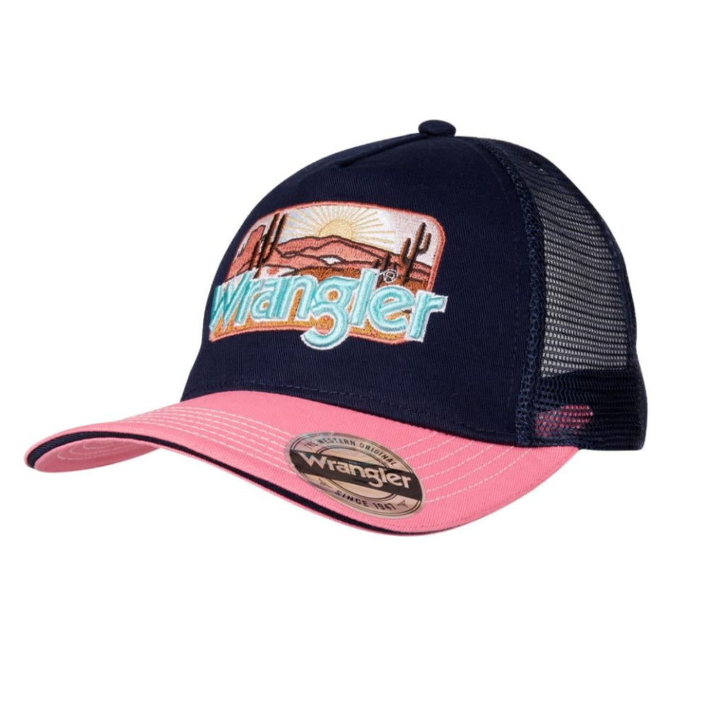 Wrangler Trucker Cap | Romy | Navy / Peach