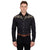 Wrangler Mens Shirt | Adam | Embroidered Long Sleeve | Black
