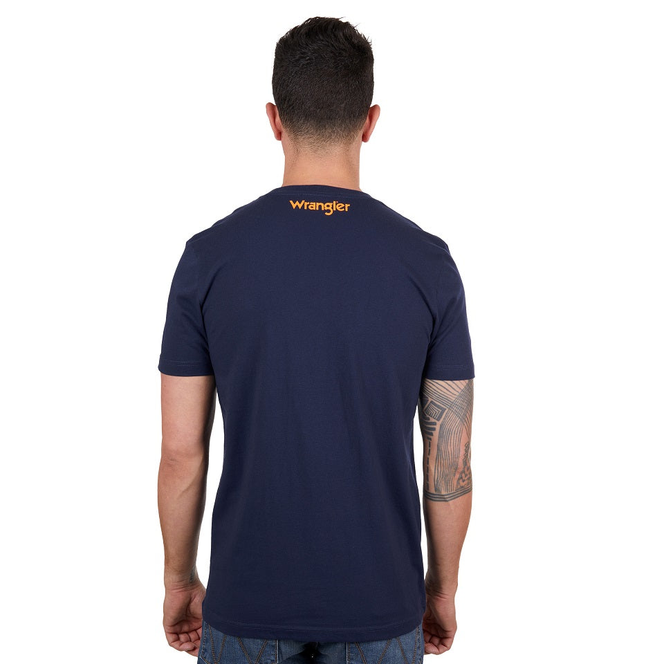 Wrangler Mens T-shirt | Owen | Navy
