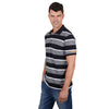 Wrangler Mens Polo Shirt | Jake | One Pocket | Charcoal Marle / Black
