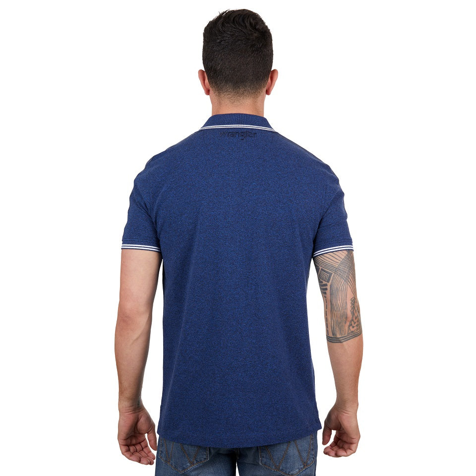 Wrangler Mens Polo Shirt | Jackson | Navy Marle
