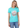 Wrangler Womens T-Shirt | Sara | Aqua
