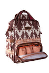 Wrangler Southwestern Backpack / Baby Bag | Mocha