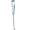 Toprail Equine Rope Halter With Lead | Marine Rope | White / Blue