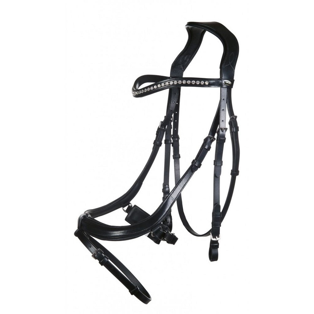 HKM Anatomic Bridle | Crystal Brownband