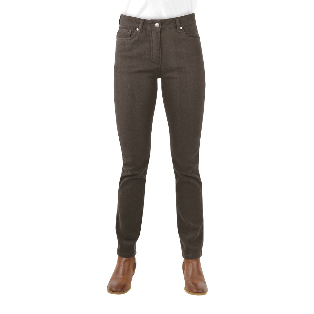 Thomas Cook Womens Jean | Coloured Wool | Greystone