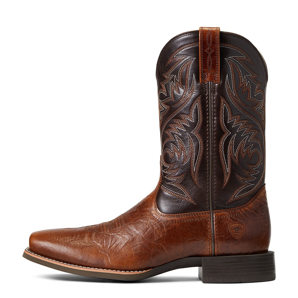 Ariat Mens Sport Herdsman Peanut Butter / Chaga Brown EE Width